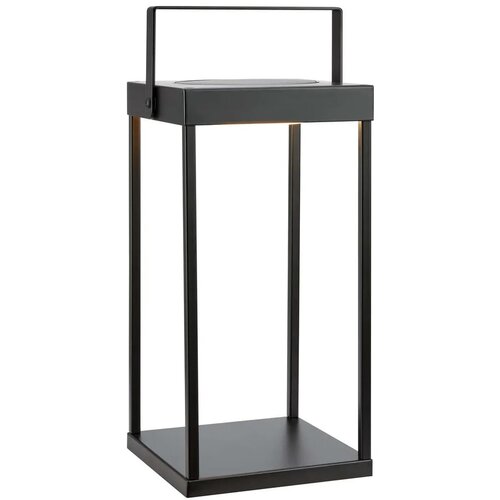 Markslöjd Crna LED lanterna sa solarnim panel/s USB za eksterijer (visina 42 cm) Pure – Cijene