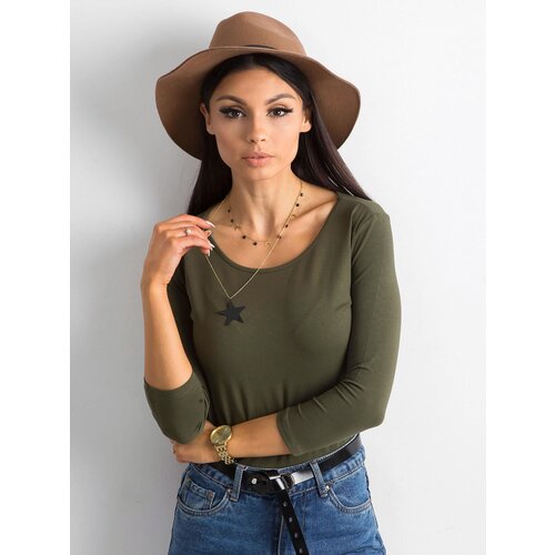 BASIC Feel Good Blouse-RV-BZ-4690.37-khaki Cene