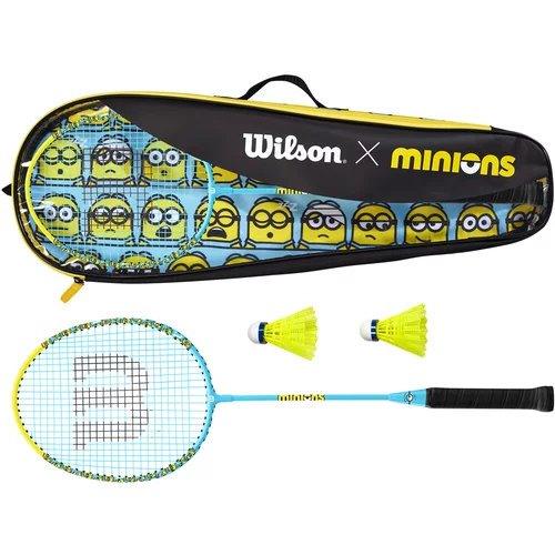 Wilson Minions 2.0 Badminton Set Blue/Black/Yellow