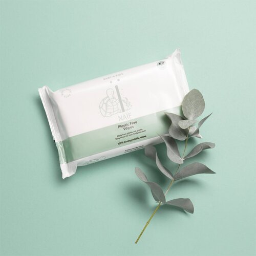 Naïf® Baby & Kids Plastic Free Wipes vlažni robčki za otroke od rojstva 54 kos Cene