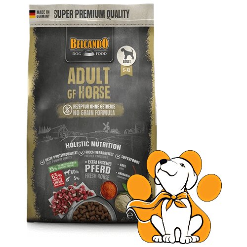 Belcando adult GF Horse 4kg, Konjetina, Bez Žitarica za Odrasle Pse Cene