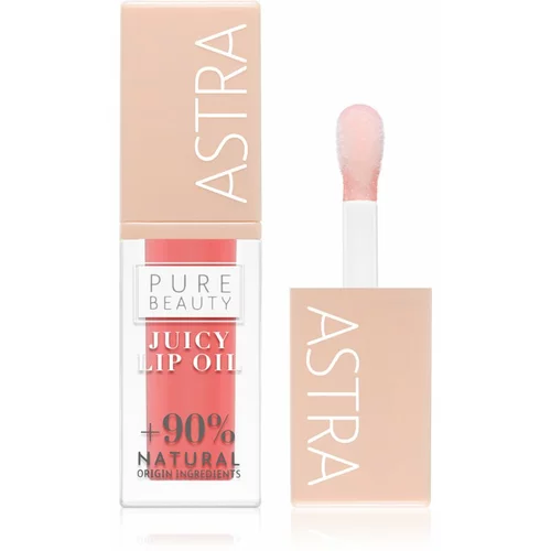 Astra Make-up Pure Beauty Juicy Lip Oil hranilni sijaj za ustnice odtenek 01 Peach 5 ml
