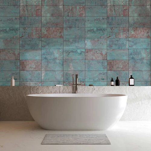  Tapeta - Turquoise Concrete 50x1000 Vodootporna Slike