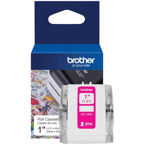 Brother etikete CZ-1004, 25 mm x 5 m, original Slike