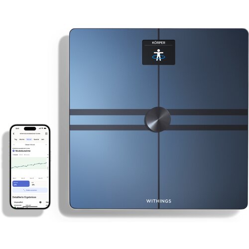 Withings WBS12-Black-All-Inter 760-10106 Body Comp WLAN Vaga za tijelo, crna Cijene