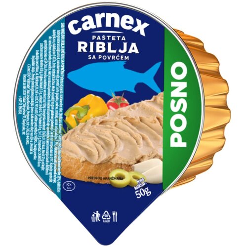 Carnex Pa&amp;scaron;teta riblja sa povrćem 50g Slike