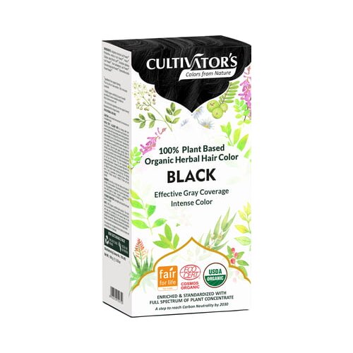CULTIVATOR'S Organic Herbal Hair Color - Black Cene