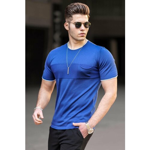 Madmext T-Shirt - Dark blue - Regular fit Slike