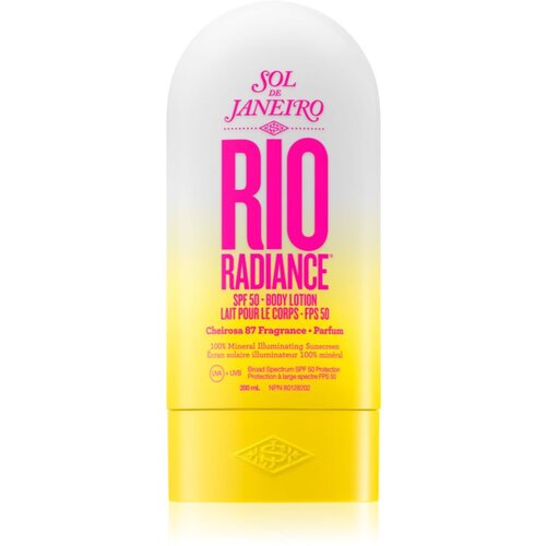 Sol de Janeiro Rio Radiance vlažilno mleko za osvetljevanje za zaščito kože SPF 50 200 ml Cene