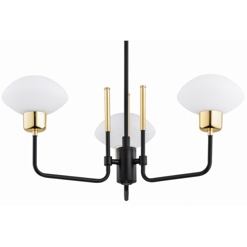  Argon 6166 - Luster na &amp;scaron;tapu RAVELLO 3xE14/15W/230V crna/zlatna Slike