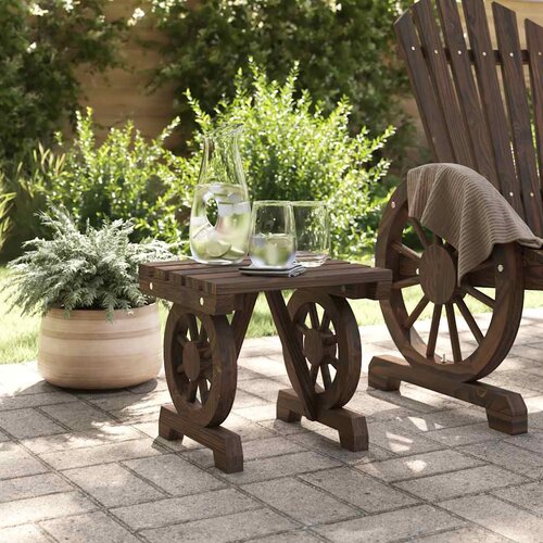  Vrtni tabure 40 x 36,5 x 38,5 cm od masivne jelovine Slike