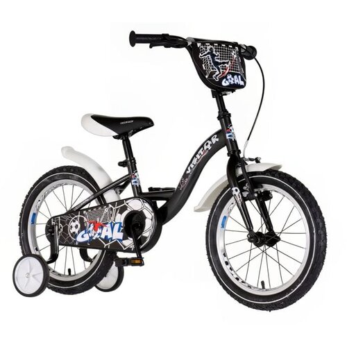  Bicikl Visitor 16" Goal V-Brake kontra 105-125cm - Crni (1160087) Cene