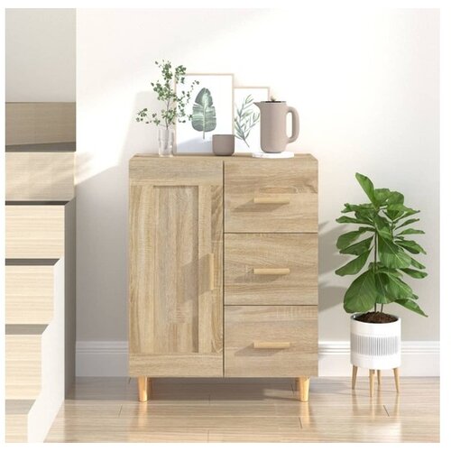 Komoda boja hrasta sonome 69 5x34x90 cm od konstruiranog drva Cijene