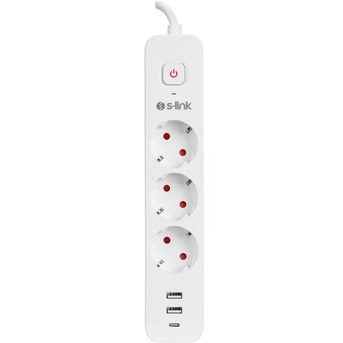 S_Link S-Link Produžni kabl SPG3-PD20 1 USB 3.4A + 1 TypeC PD20W H05VV-F 3G1.0mm 1.5m Cene