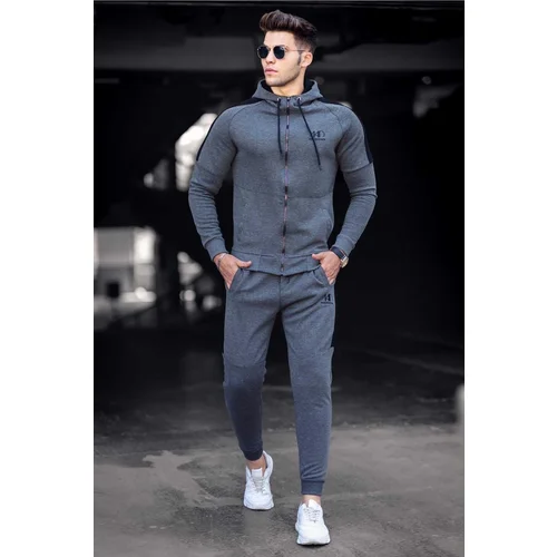 Madmext Sports Sweatsuit Set - Gray - Regular fit