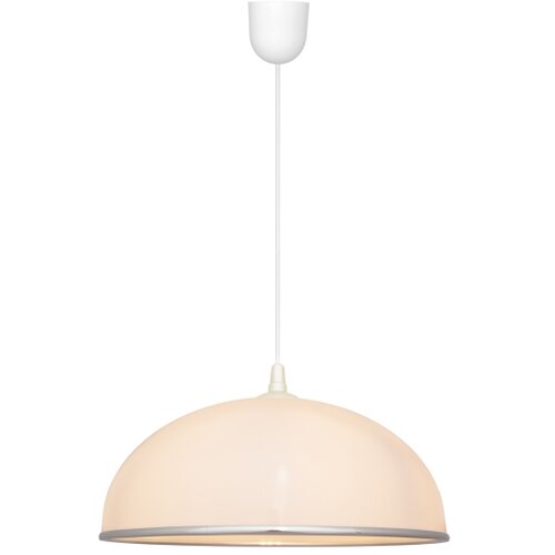  Luster na sajli CIRCLE 1xE27/15W/230V beli Slike