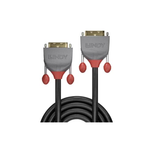 Lindy DVI priključni kabel DVI-D 24+1-polni utikač, DVI-D 24+1-polni utikač 15.00 m crna 36227 DVI kabel Cijene