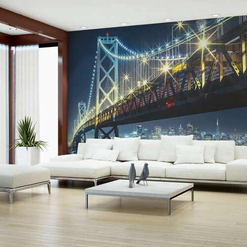  Tapeta - Bay Bridge at night 450x270 Slike