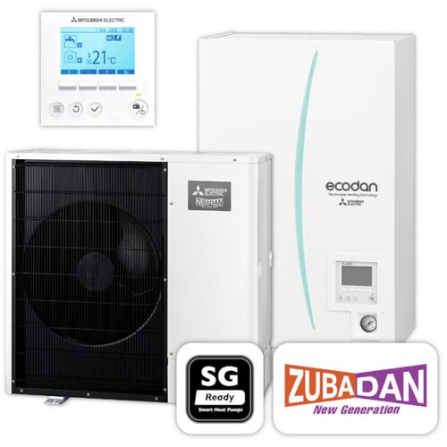 Mitsubishi zubadan PUD-SHWM120YAA+ERSD-YM9D 12kW split toplotna črpalka brez bojlerja - Cene