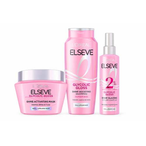 L&amp;acute;Or&amp;eacute;al Paris L&amp;#039;Or&amp;eacute;al Paris Elseve Glycolic Gloss beauty set za kosu Slike
