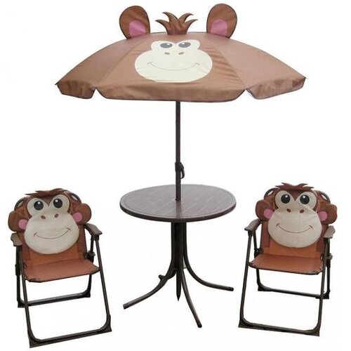 Ramda Dječji set majmun sunčobran fi 105cm, fi 50cm, 2x stolica Cijene