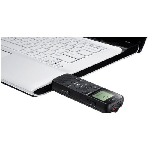 Sony diktafon PX470 4GB. povezivanje sa računarom. Brzi USB. MicroSD utor.Ulaz.priključak za mikrofon.Priklj. za slu&amp;scaron;alice. Bat. AAAx2 ICDPX470.CE7 Slike