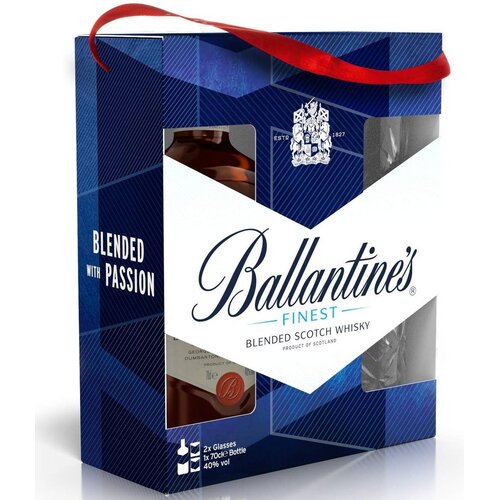 Ballantine&amp;#039;s Viski 0,7l + 2 ča&amp;scaron;e Slike