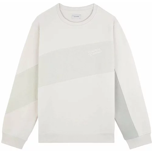 Scalpers Sweater majica svijetlosiva / prljavo bijela