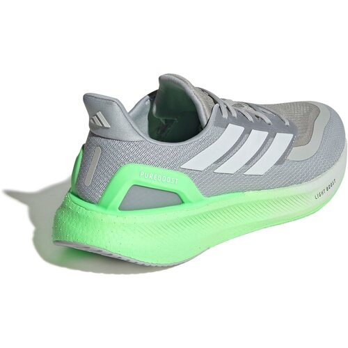 Adidas Teka&amp;scaron;ki čevelj &amp;#039;Pureboost 5&amp;#039; siva / svetlo siva / neonsko zelena Slike