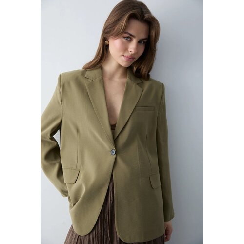 TRENDYOLMILLA Ženski sakoTWOSS26BC00039, Kaki Cene