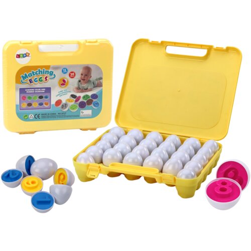  Educational Eggs In Suitcase Puzzle Learning Color Numbers Cene