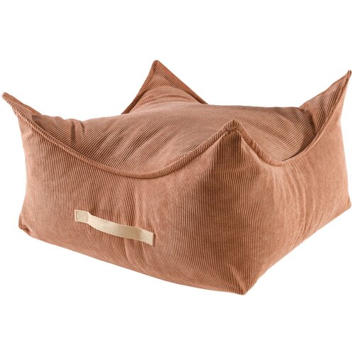MeowBaby Kvadrat otroška pufa, Velur, Opeka, (21333516) Cene