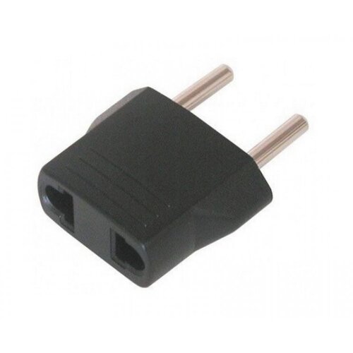 E-green Adapter Euro utikač - USA utičnica crna Slike