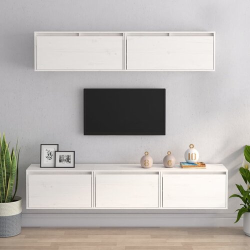 The Living Store TV omarica 5 kosov bela trdna borovina - TV Omarica, (21375876) Cene
