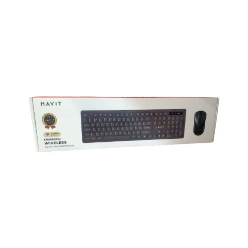 Havit bežični kombo ( mi&amp;scaron; + tastatura ) KB660GCM Slike