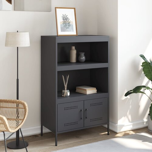  Visoka komoda 67 x 39 x 113 cm čelična Slike