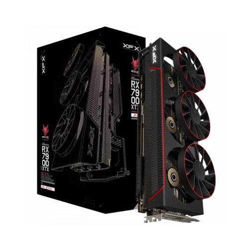 XFX AMD RX-7900XTX Magnetic Air Gaming 24GB GDDR6 384bit, 2615 MHz / 20Gbps, 3x DP, 1x HDMI, 3 magnetic fan, 3 slot Cene