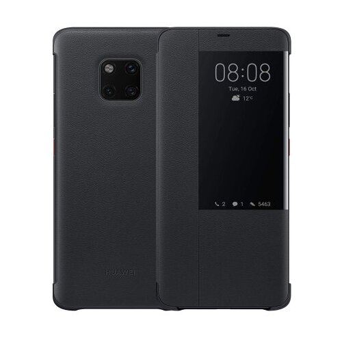 Huawei original preklopna torbica Smart View za Mate 20 Pro črn z okenčkom Cene