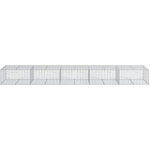  Gabionska ko&amp;scaron;ara s poklopcem 500x100x50 cm pocinčano željezo Slike