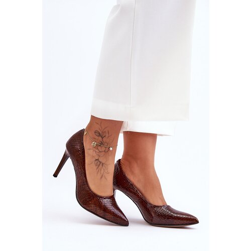 Lewski Shoes Leather Fashionable Heels Slike