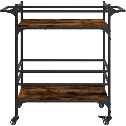  Kuhinjska kolica boja hrasta 82x40x78,5 cm konstruirano drvo Slike