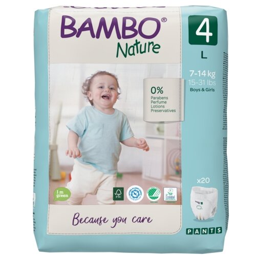 Bambo Nature gaćice 4 a20, 7-14kg Slike