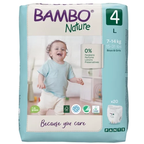 Bambo Nature plenice Pants Maxi 7-14 kg, 20 kos 1000019257