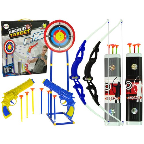  Shooting Set Bow Shield on Stand 134 cm Quiver Pistols Cijene
