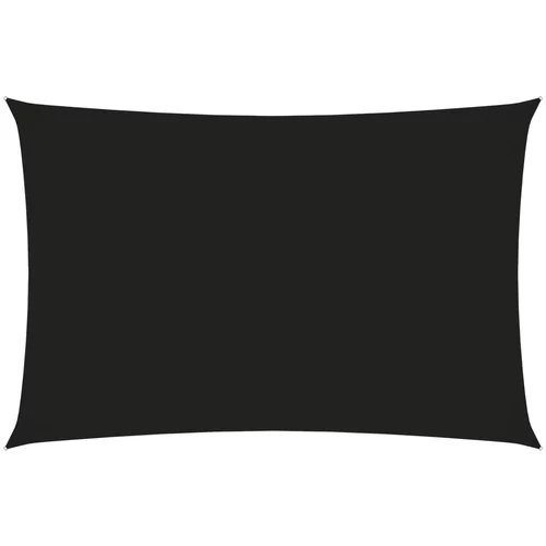 vidaXL Senčno jadro oksford blago pravokotno 3x5 m črno