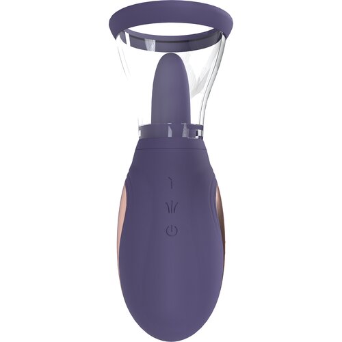 Shots Pumped Enhance Rechargeable Vulva &amp;amp; Breast Pump Purple Slike
