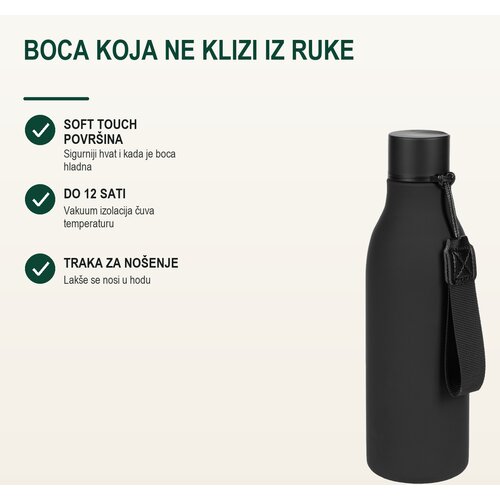 Castelli Termos boca Homa, 500 ml, Crna Cene
