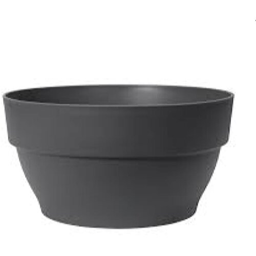 ELHO okrugla tegla za cvijeće Vibia Campana (Vanjska dimenzija (ø x V): 27 x 14 cm, Plastika, Antracit) Cijene