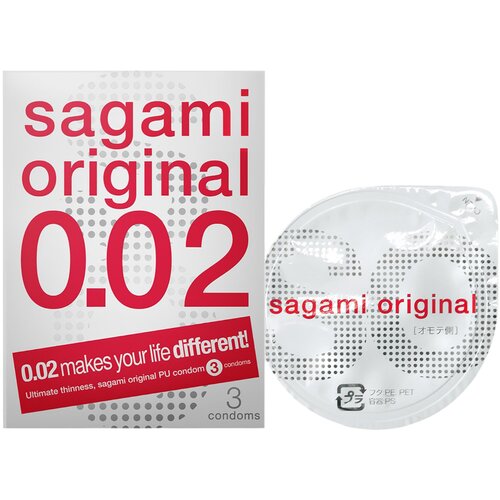 Sagami Original 0,02 - kondom - 55mm (3kom) Slike