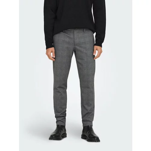 Only & Sons Chino hlače 22019887 Siva Slim Tapered Fit
